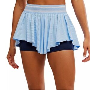 NWT FP Movement Women's Sultry Skort, In High Dive Blue Size Large